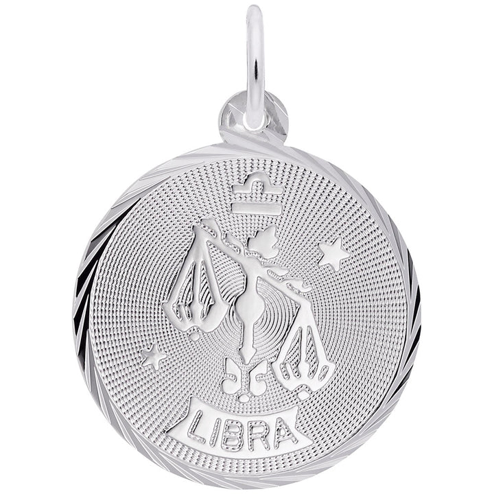Libra Constellation Disc Charm - Charms - Design Jewellers Edmonton