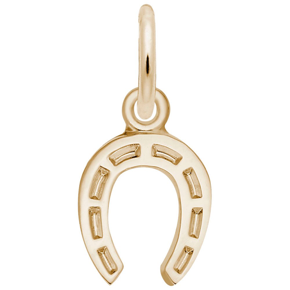 Lucky Horseshoe Accent Charm - Charms - Design Jewellers Edmonton