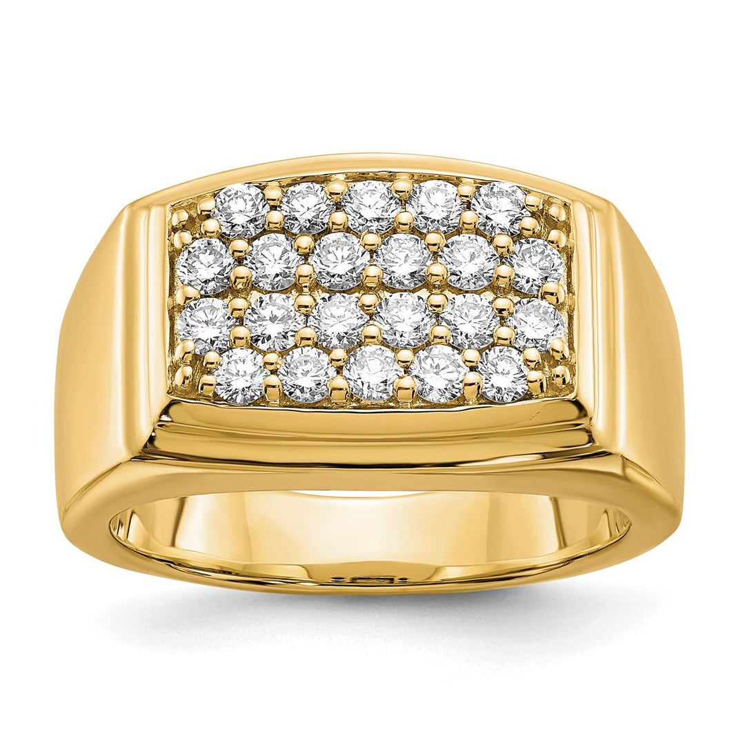 Men's Diamond Cluster Ring - Ring - Design Jewellers Edmonton
