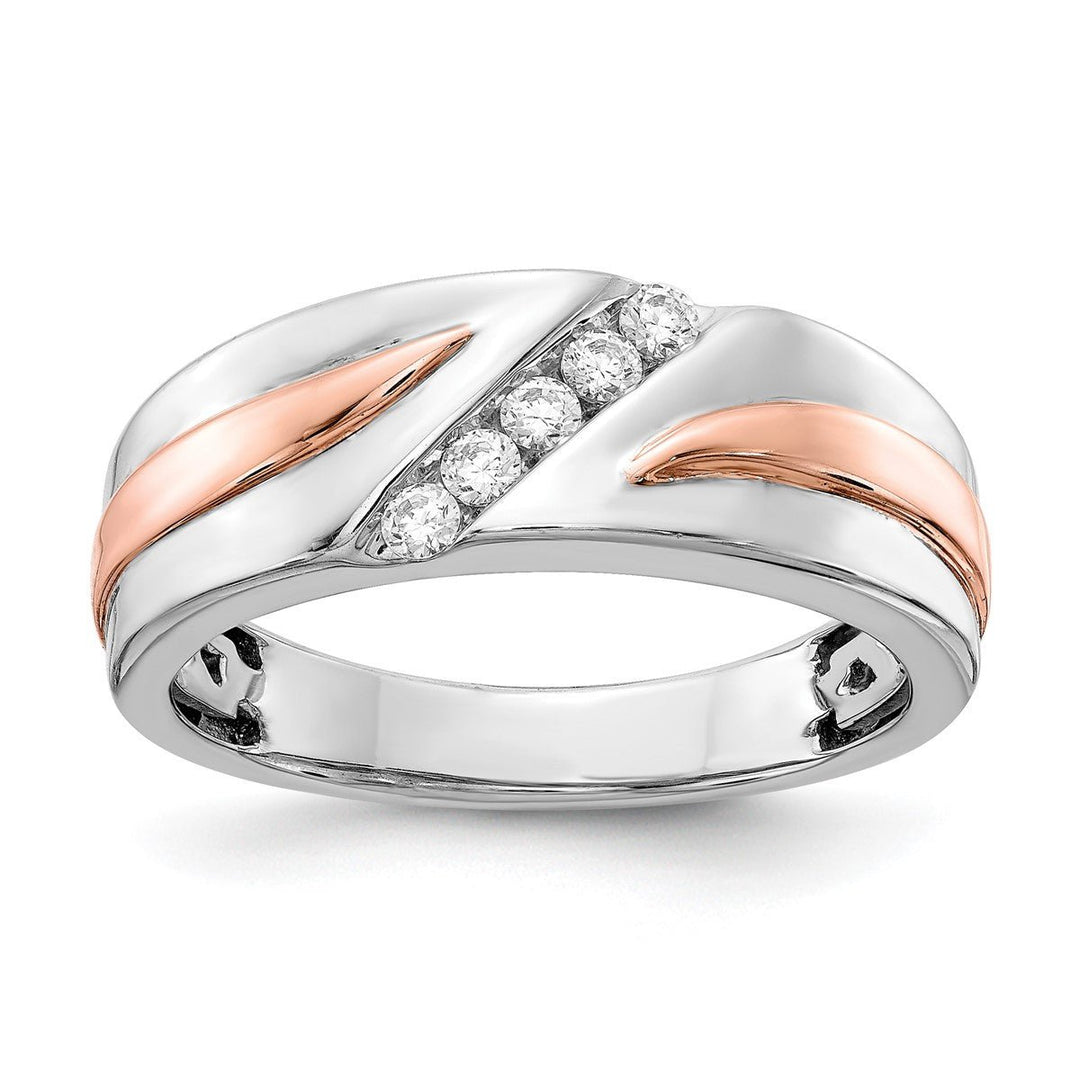 Men's Diamond Five Stone Ring - Ring - Design Jewellers Edmonton