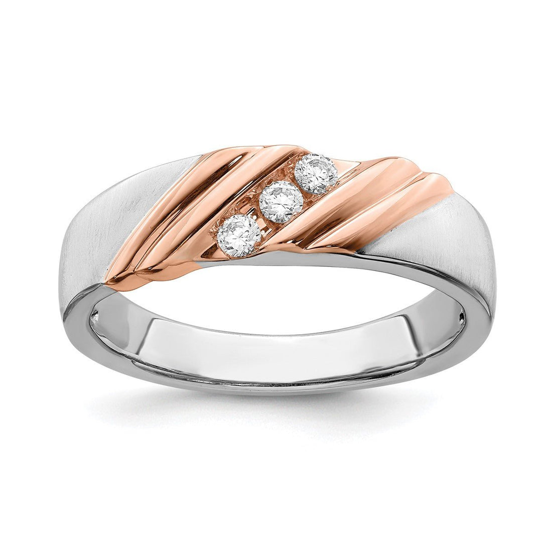 Men's Diamond Three Stone Ring - Ring - Design Jewellers Edmonton