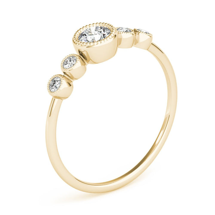 Milgrain Bezel Set Fashion Ring - Fashion Ring - Design Jewellers Edmonton