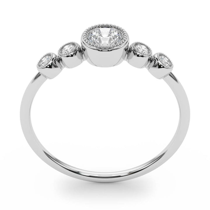 Milgrain Bezel Set Fashion Ring - Fashion Ring - Design Jewellers Edmonton