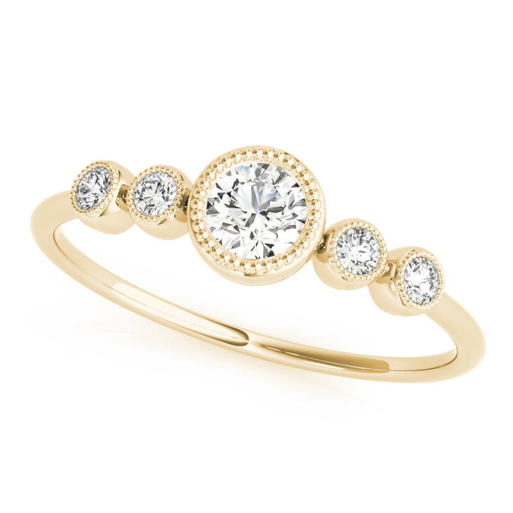 Milgrain Bezel Set Fashion Ring - Fashion Ring - Design Jewellers Edmonton