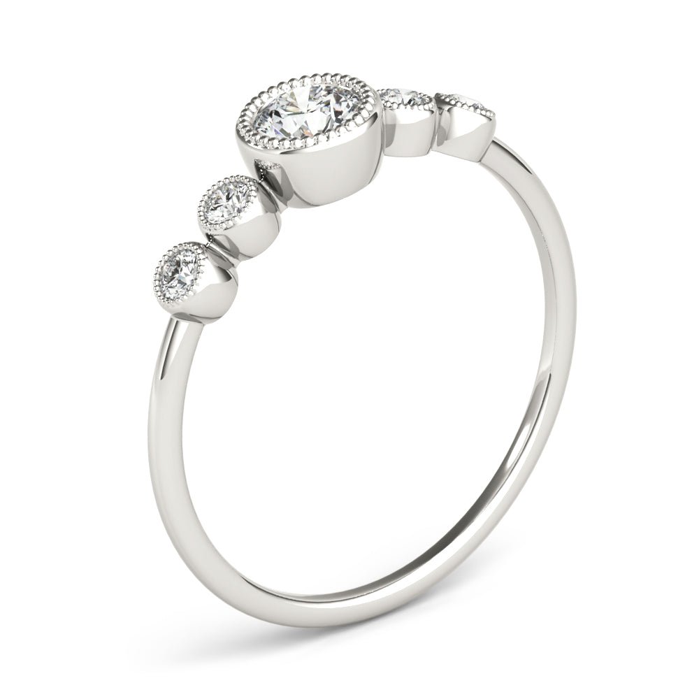 Milgrain Bezel Set Fashion Ring - Fashion Ring - Design Jewellers Edmonton