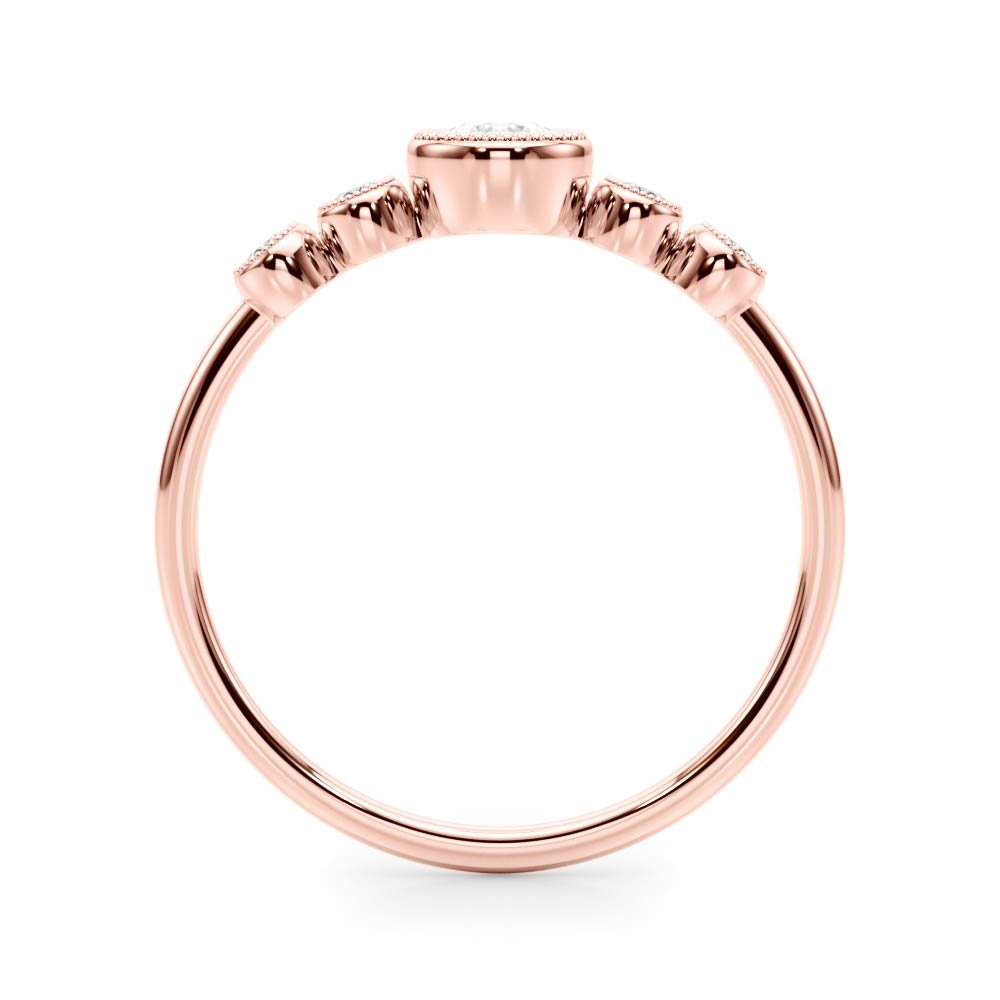 Milgrain Bezel Set Fashion Ring - Fashion Ring - Design Jewellers Edmonton