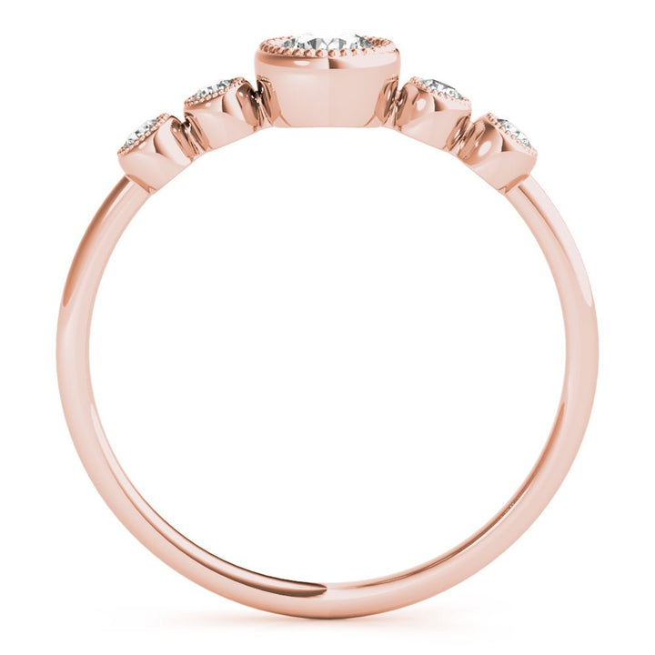 Milgrain Bezel Set Fashion Ring - Fashion Ring - Design Jewellers Edmonton