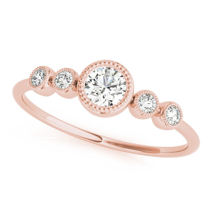 Milgrain Bezel Set Fashion Ring - Fashion Ring - Design Jewellers Edmonton