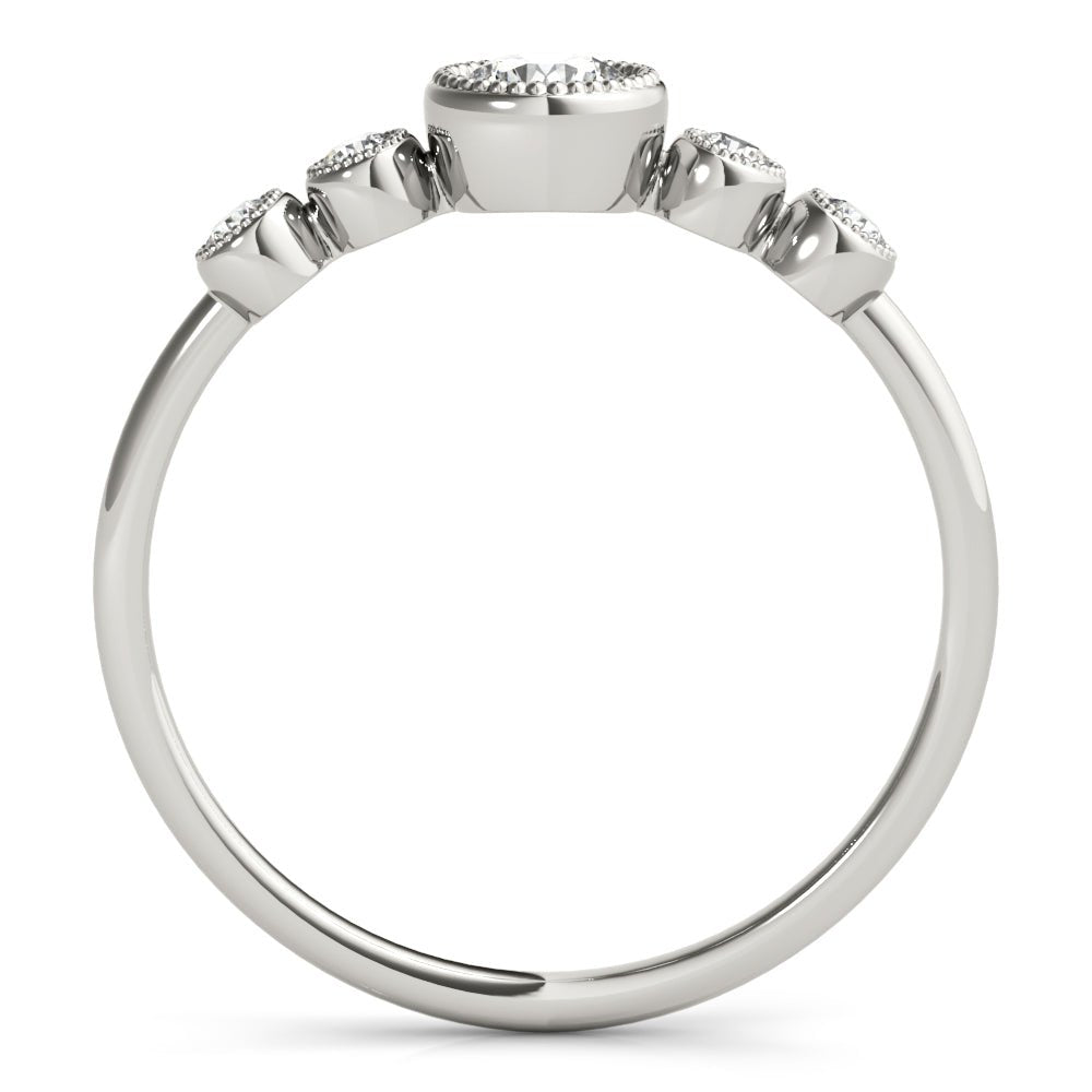 Milgrain Bezel Set Fashion Ring - Fashion Ring - Design Jewellers Edmonton