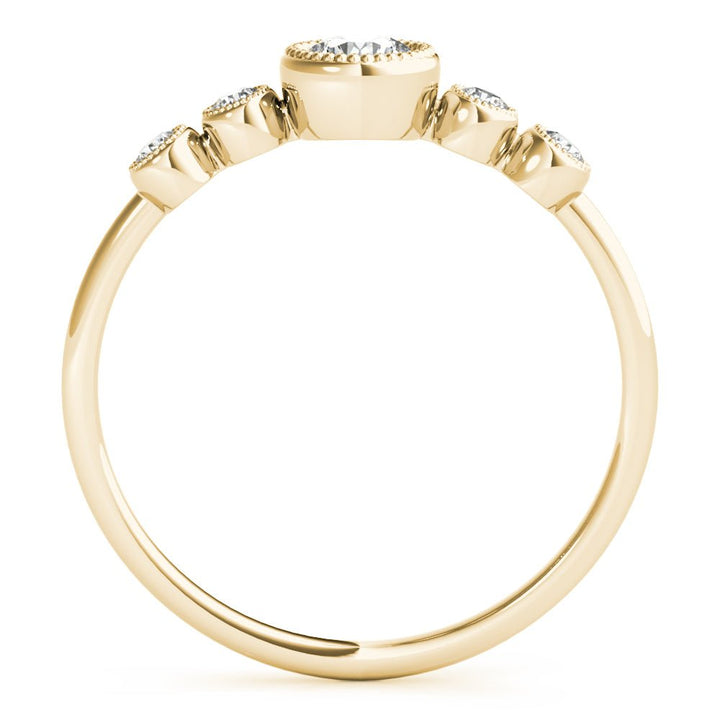 Milgrain Bezel Set Fashion Ring - Fashion Ring - Design Jewellers Edmonton