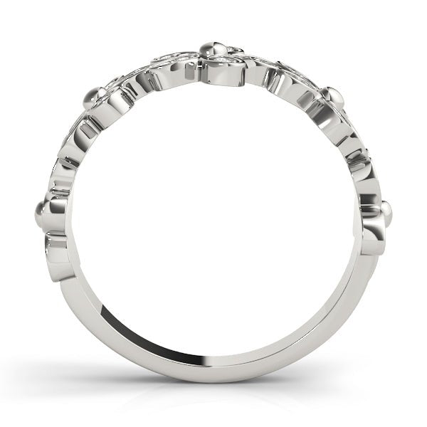Nature Inspired Floral Shape Stackable Fashion Ring - Stackable Ring - Design Jewellers Edmonton