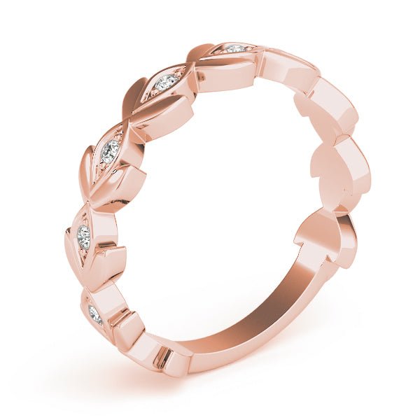 Nature Inspired Floral Shape Stackable Ring - Stackable Ring - Design Jewellers Edmonton