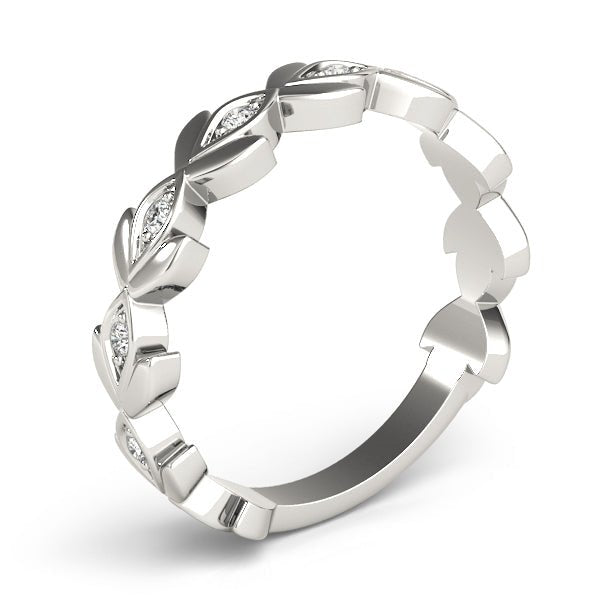 Nature Inspired Floral Shape Stackable Ring - Stackable Ring - Design Jewellers Edmonton