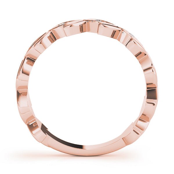 Nature Inspired Floral Shape Stackable Ring - Stackable Ring - Design Jewellers Edmonton