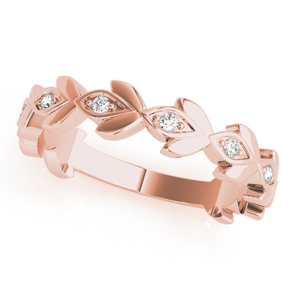 Nature Inspired Floral Shape Stackable Ring - Stackable Ring - Design Jewellers Edmonton