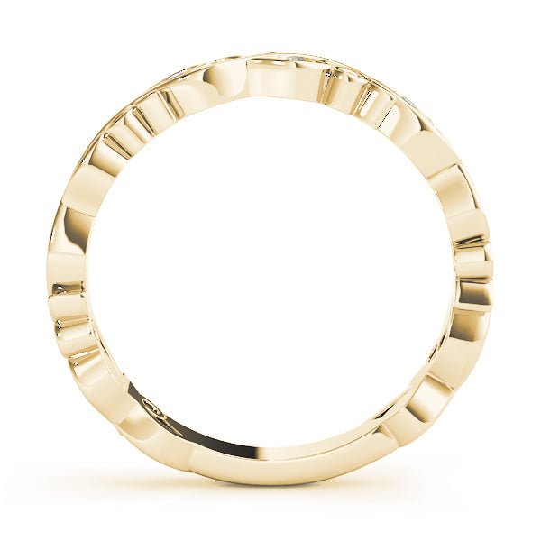 Nature Inspired Floral Stackable Fashion Band - Stackable Ring - Design Jewellers Edmonton