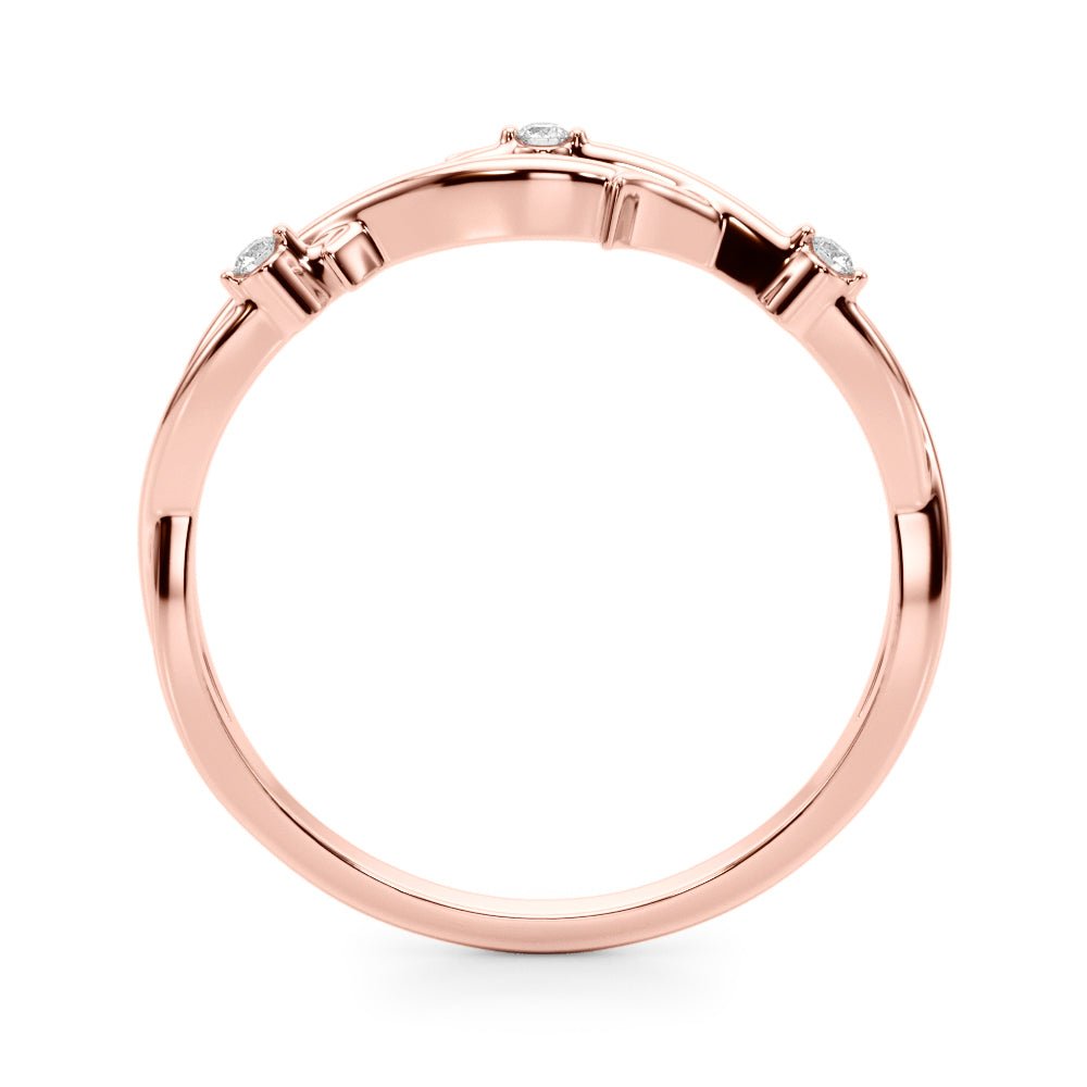 Nature Inspired Twisting Wedding Band - Wedding Band - Design Jewellers Edmonton