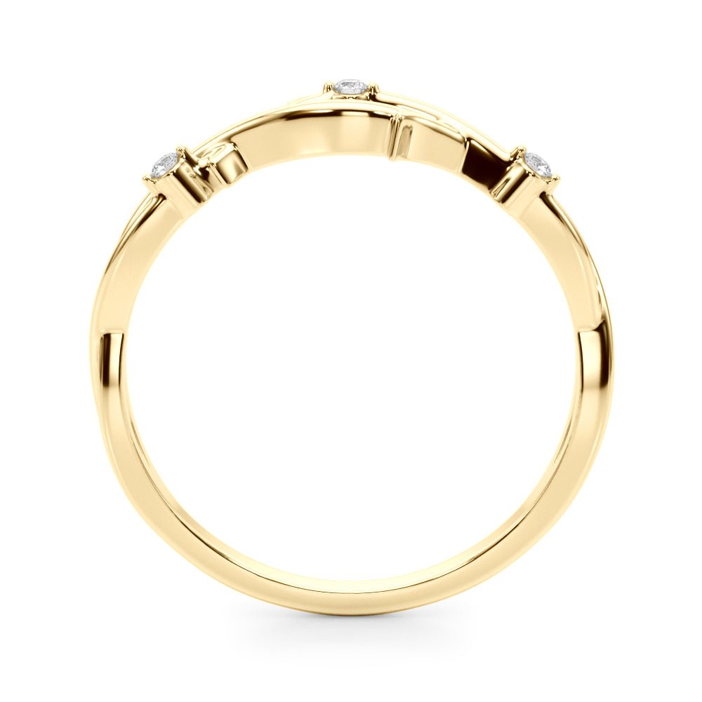 Nature Inspired Twisting Wedding Band - Wedding Band - Design Jewellers Edmonton