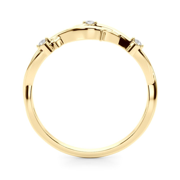Nature Inspired Twisting Wedding Band - Wedding Band - Design Jewellers Edmonton