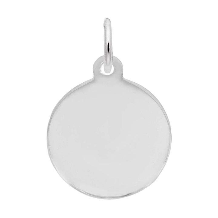New Petite Disc Plain Charm - Charms - Design Jewellers Edmonton
