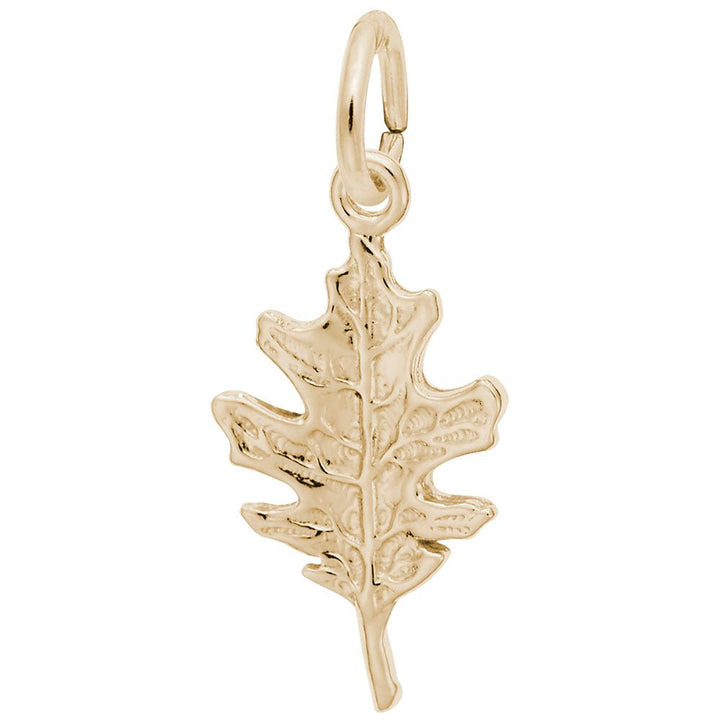 Oak Leaf Charm - Charms - Design Jewellers Edmonton