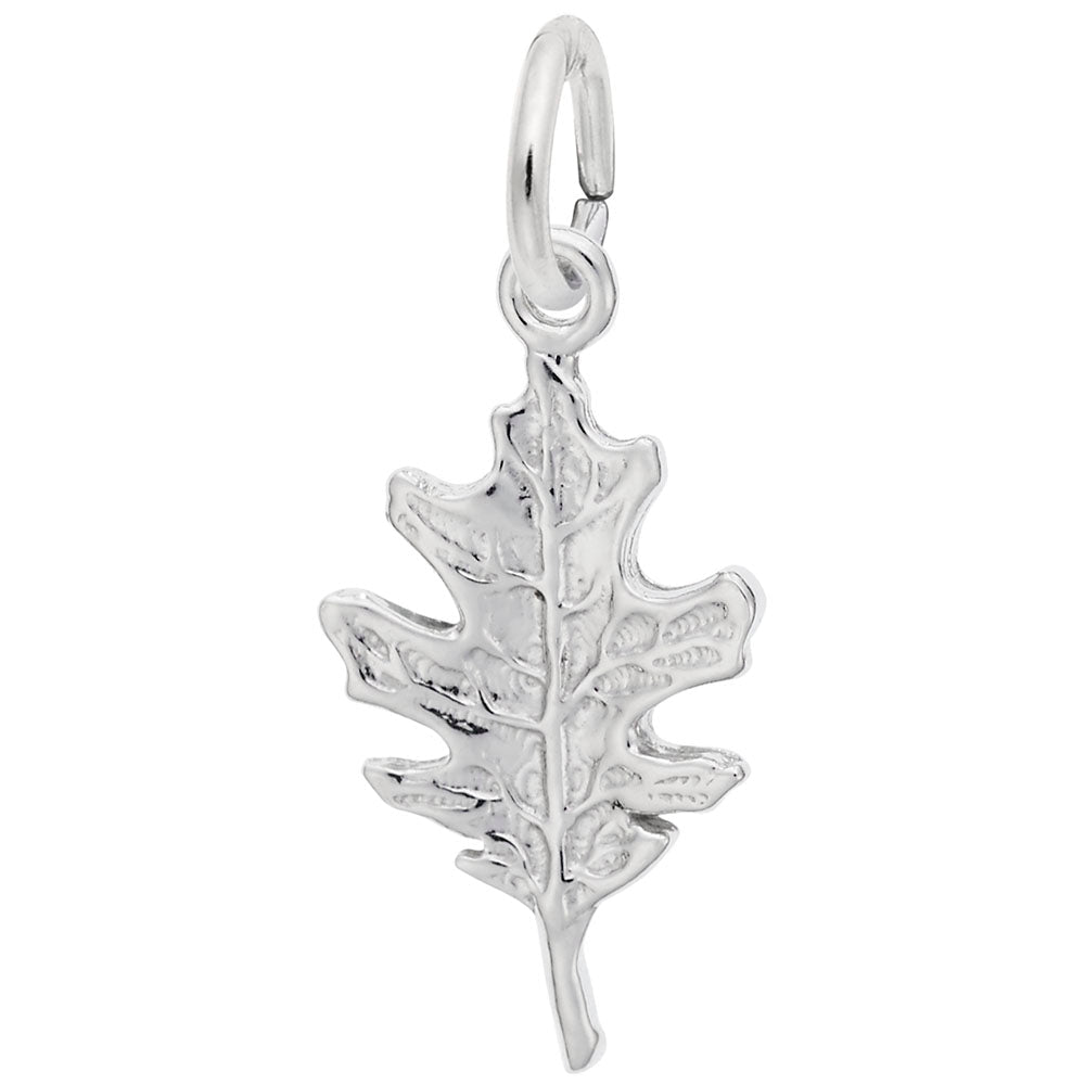Oak Leaf Charm - Charms - Design Jewellers Edmonton