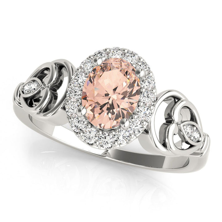 Oval Halo Ring - Fashion Ring - Design Jewellers Edmonton