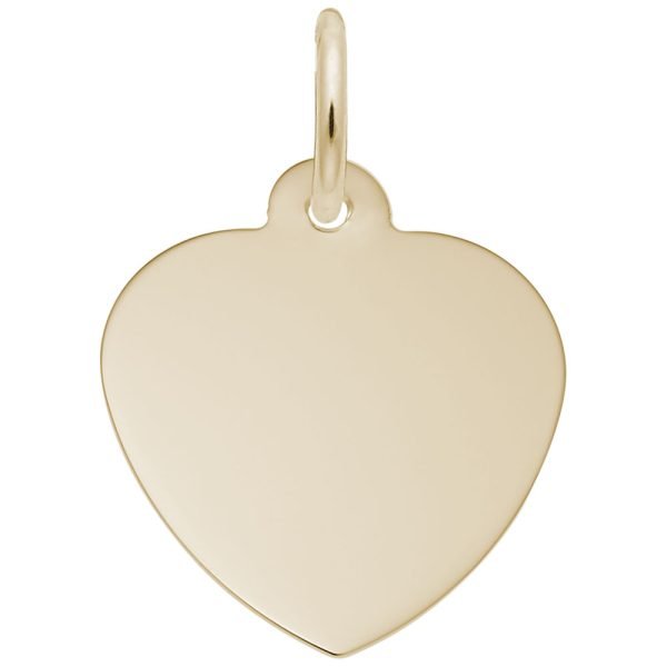 Petite Classic Heart Charm - Charms - Design Jewellers Edmonton