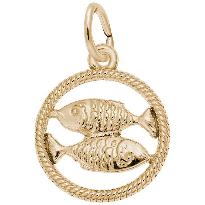 Pisces Zodiac Charm - Charms - Design Jewellers Edmonton