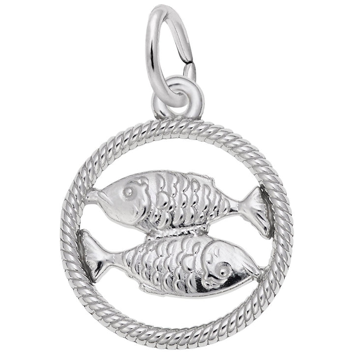 Pisces Zodiac Charm - Charms - Design Jewellers Edmonton
