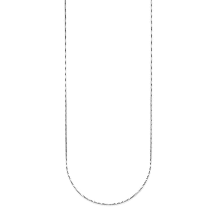 Platinum 0.7mm Box Chain, 16" - Chain - Design Jewellers Edmonton