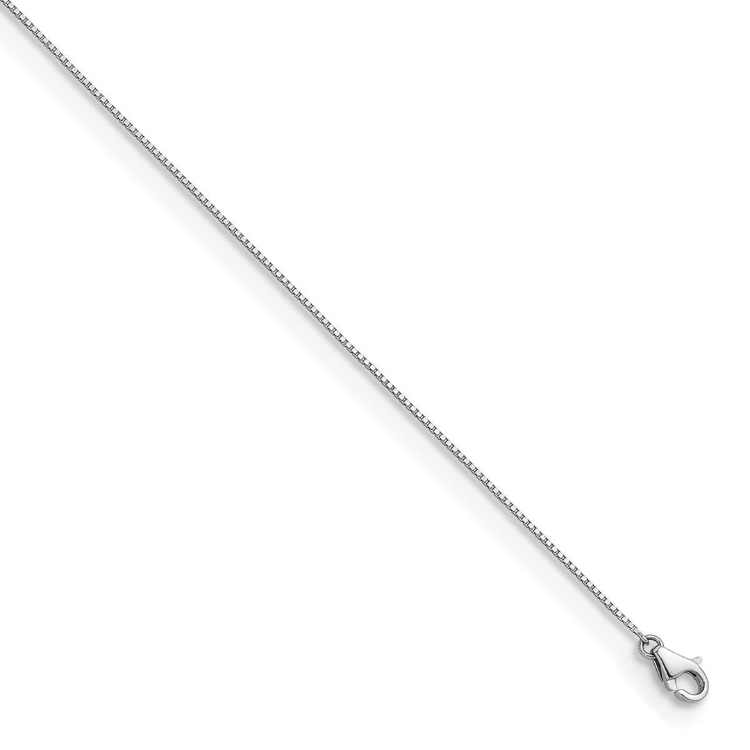Platinum 0.7mm Box Chain, 16"