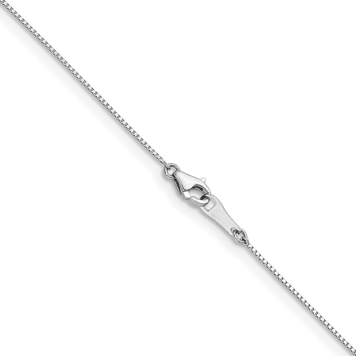 Platinum 0.7mm Box Chain, 16" - Chain - Design Jewellers Edmonton