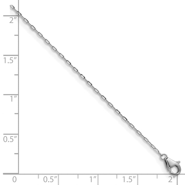 Platinum 1mm Cable Chain, 18" - Chain - Design Jewellers Edmonton