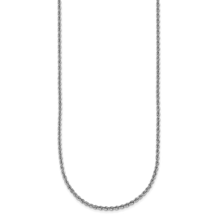 Platinum 2.2mm Rope Chain, 16" - Chain - Design Jewellers Edmonton