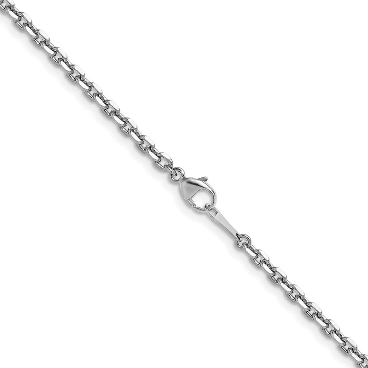 Platinum 2.6mm Cable Necklace, 18" - Necklace - Design Jewellers Edmonton