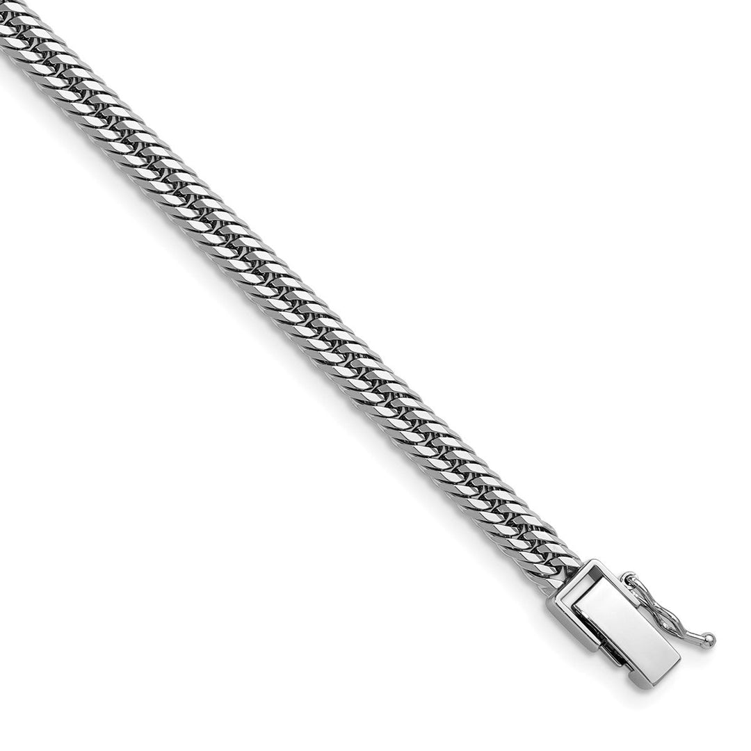 Platinum 4.3mm Curb Chain, 20"