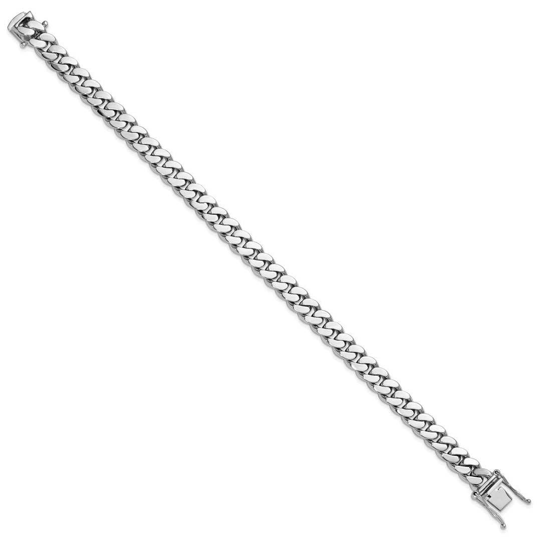 Platinum 7.7mm Curb Chain, 8