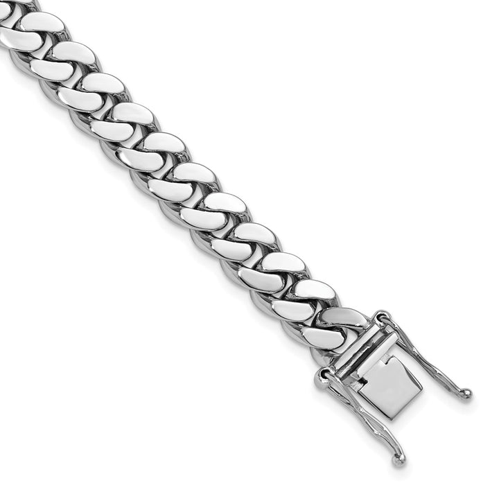 Platinum 7.7mm Curb Chain, 8" - Chain - Design Jewellers Edmonton