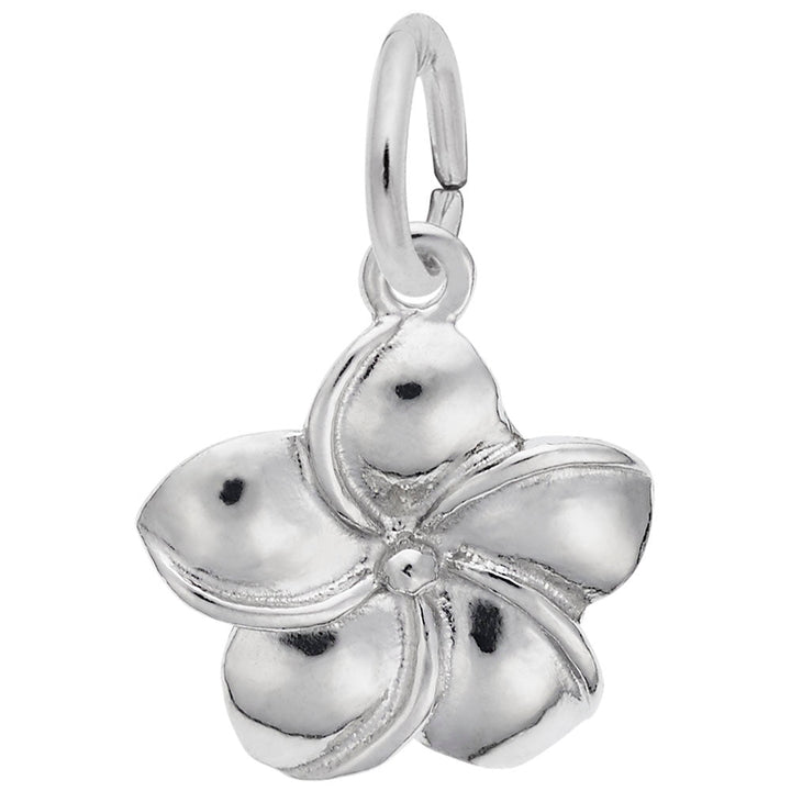 Plumeria Flower Charm - Charms - Design Jewellers Edmonton