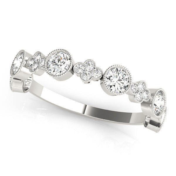 Round & Clover Milgrain Band - Fashion Ring - Design Jewellers Edmonton