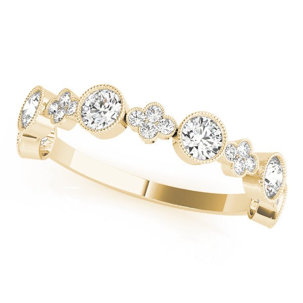 Round & Clover Milgrain Band - Fashion Ring - Design Jewellers Edmonton