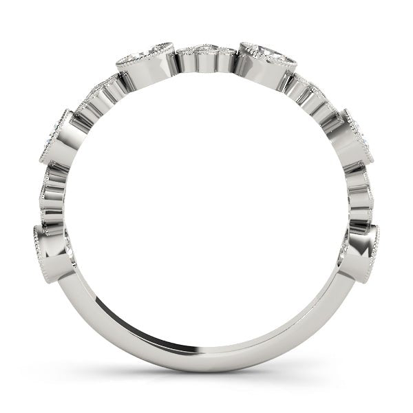 Round & Clover Milgrain Band - Fashion Ring - Design Jewellers Edmonton