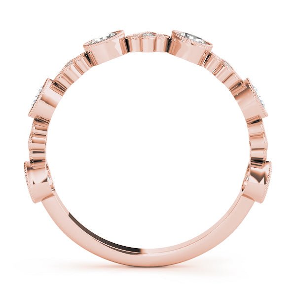 Round & Clover Milgrain Band - Fashion Ring - Design Jewellers Edmonton