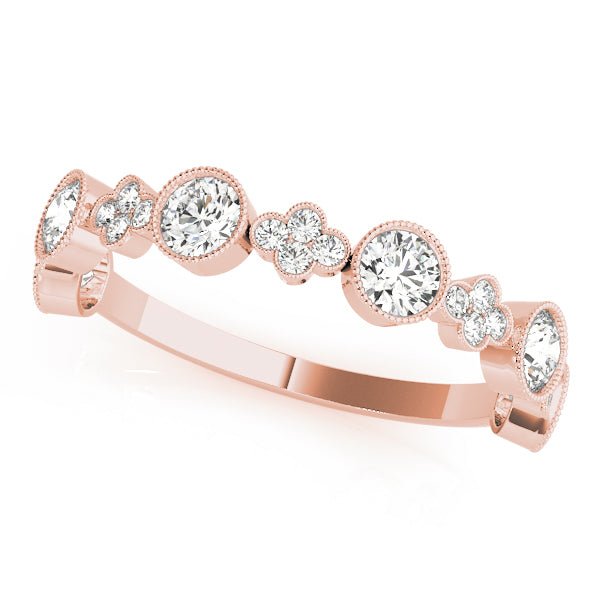 Round & Clover Milgrain Band - Fashion Ring - Design Jewellers Edmonton