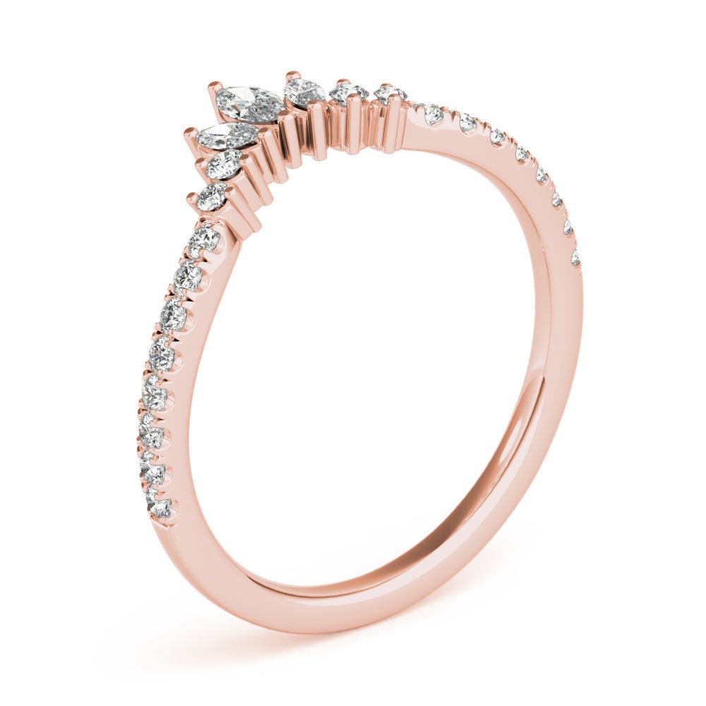 Round & Marquise Diamond Fashion Ring - Fashion Ring - Design Jewellers Edmonton