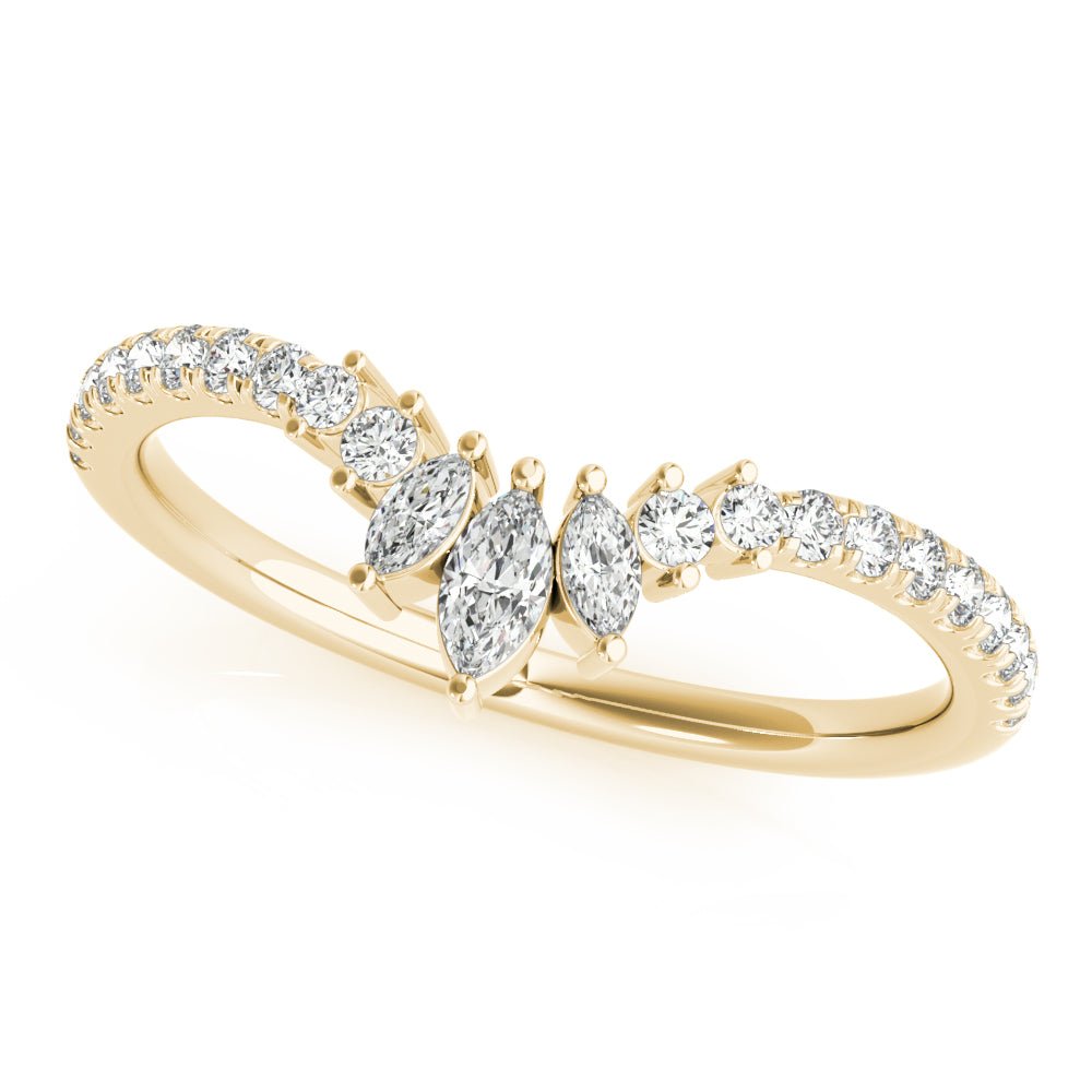Round & Marquise Diamond Fashion Ring - Fashion Ring - Design Jewellers Edmonton