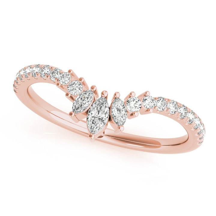 Round & Marquise Diamond Fashion Ring - Fashion Ring - Design Jewellers Edmonton
