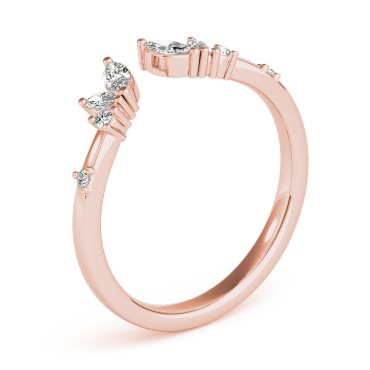 Round & Marquise Open Chevron Ring - Fashion Ring - Design Jewellers Edmonton