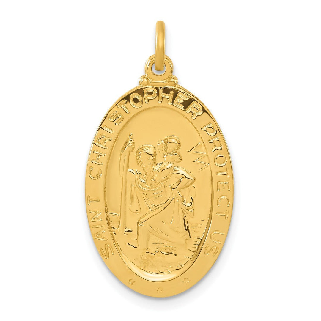 Saint Christopher Soccer Medal
